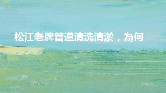 松江老牌管道清洗清淤，為何報價不一？